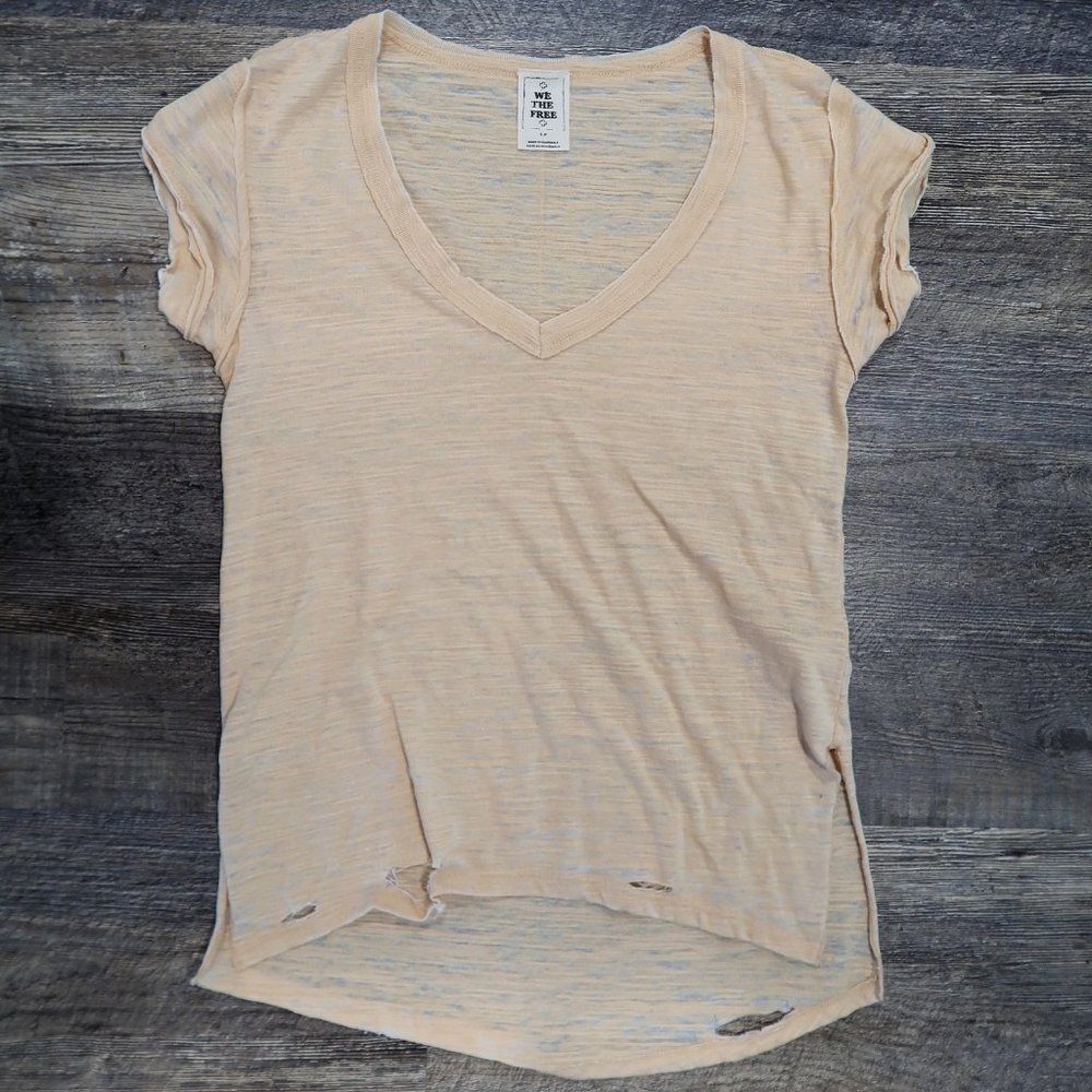 Free People (We The Free) Distressed Tee
